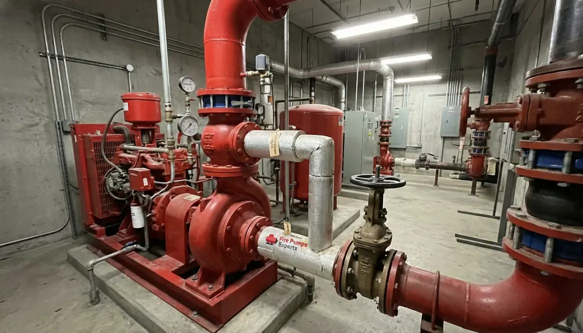 fire pump recirculation line Fontana