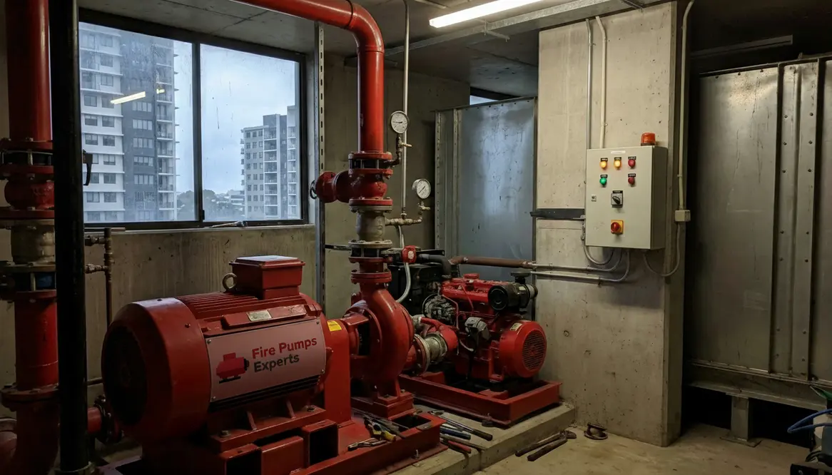 fire pump residential towers Australia