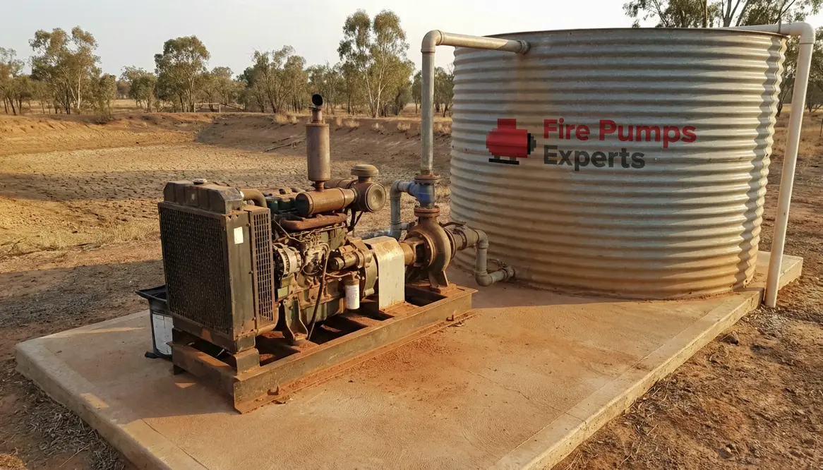 fire pump rural water supply Australia