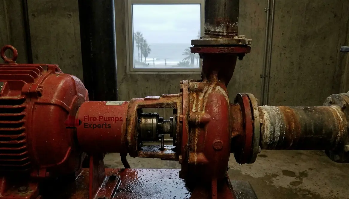 fire pump seal failure Santa Monica