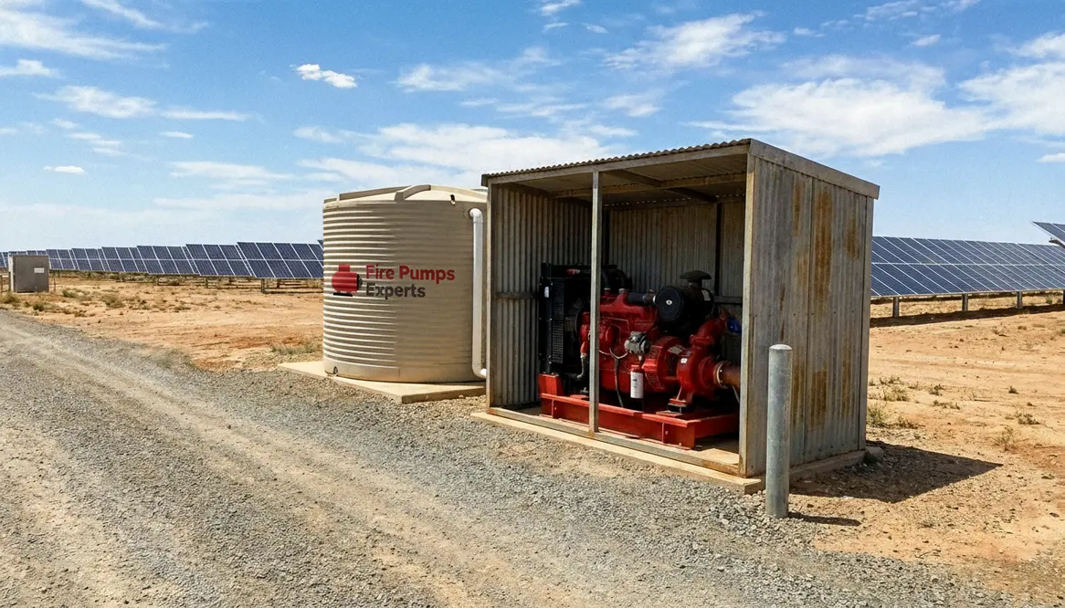 fire pump solar facility Australia