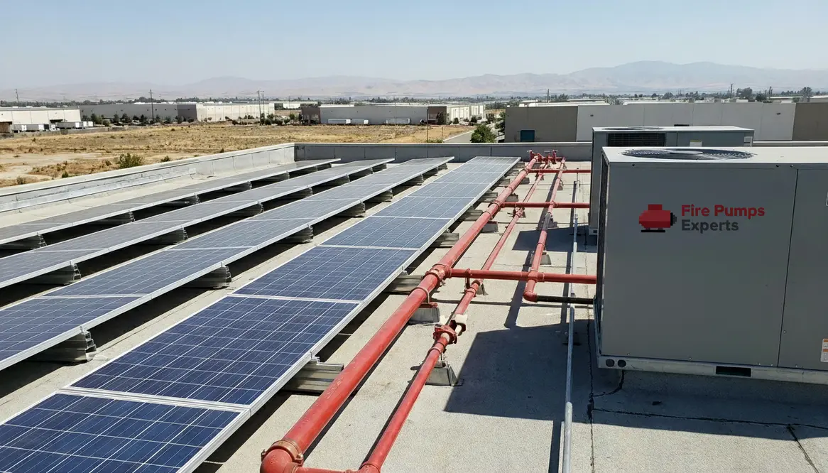 fire pump solar facility Fresno