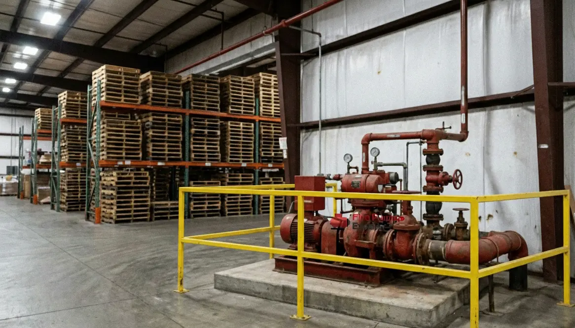 fire pump sprinkler system warehouse design