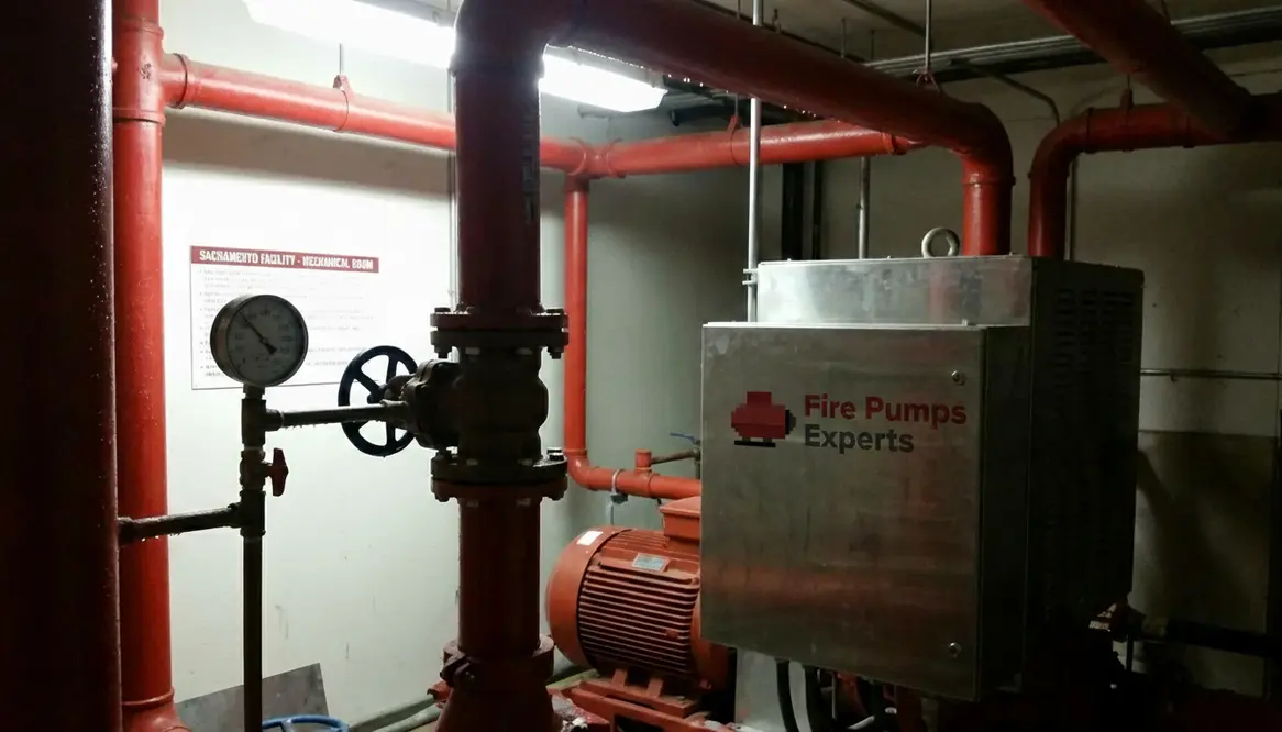 fire pump startup transient Sacramento