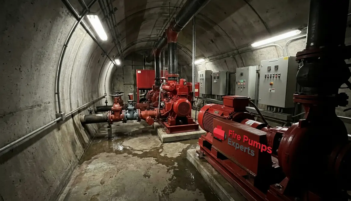 fire pump tunnel fire protection systems
