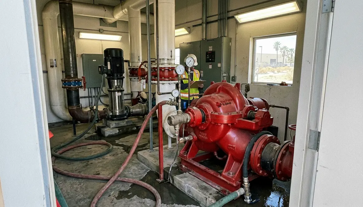fire pump types flow testing Ventura