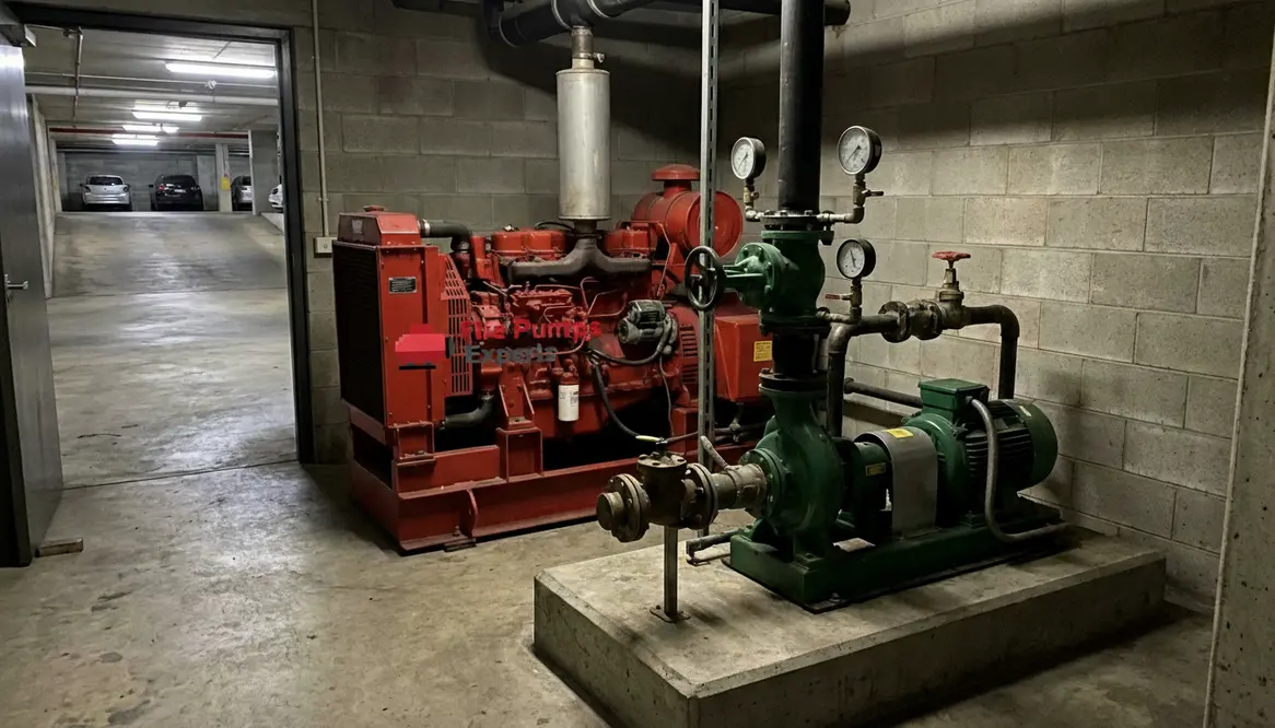 fire pump underground car park Australia