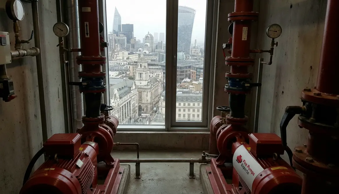 fire pump urban London buildings