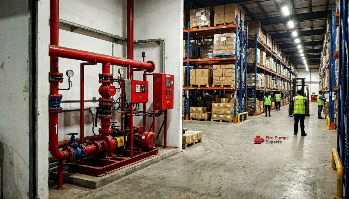 fire pump warehouse India logistics