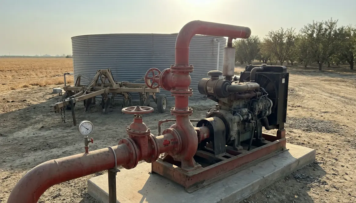 fire pump water supply instability Visalia