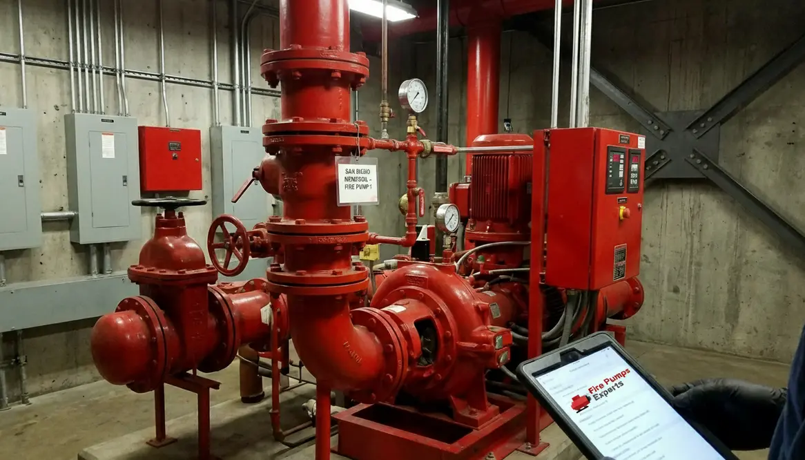 hospital fire pump selection San Diego