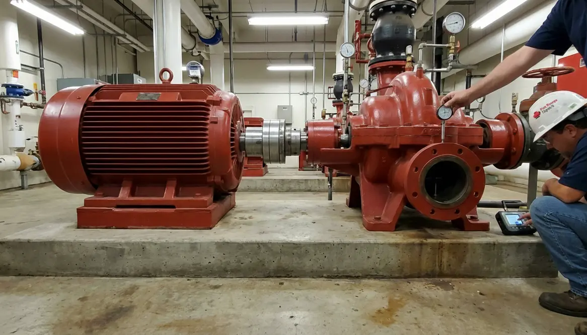split case fire pump alignment Irvine