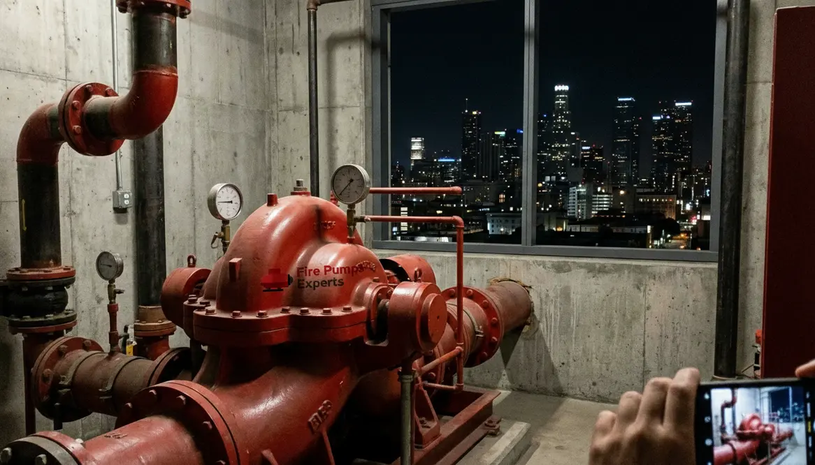 split case fire pump long duration demand Los Angeles