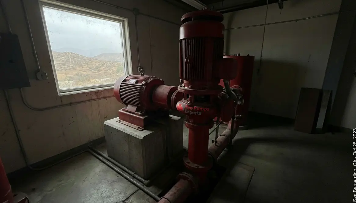 vertical turbine fire pump low pressure areas San Bernardino