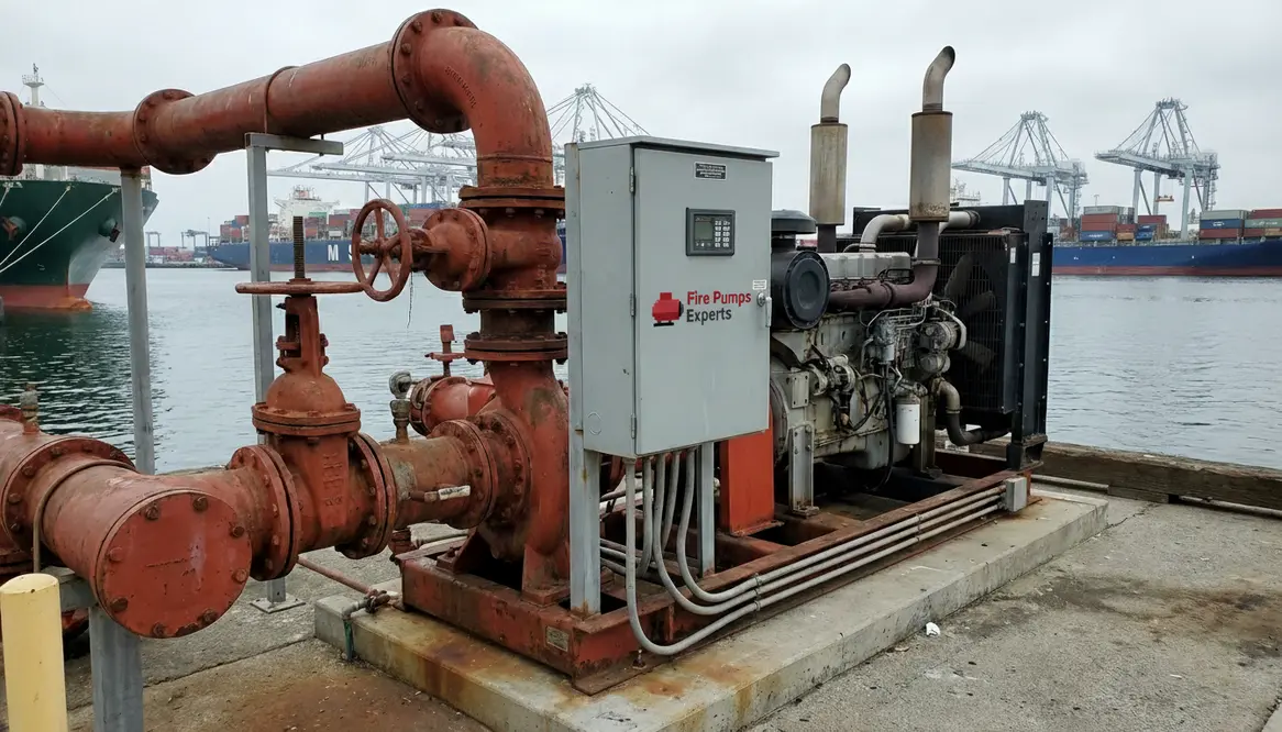waterfront fire pump systems Long Beach