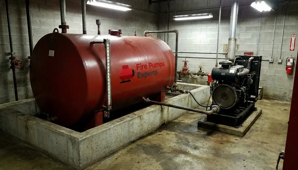 diesel fire pump fuel tank requirements