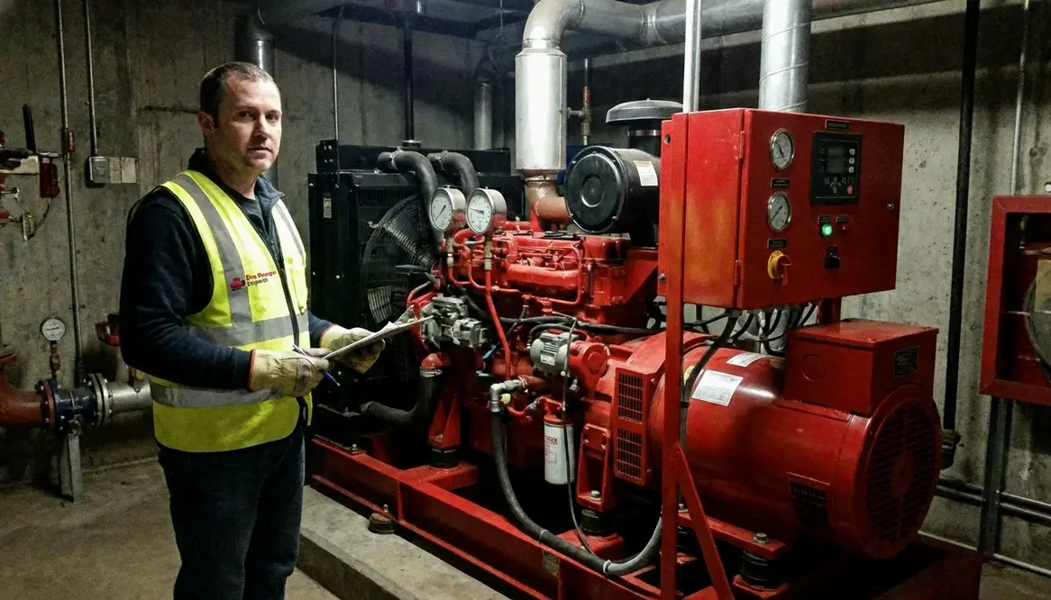 diesel fire pump weekly test
