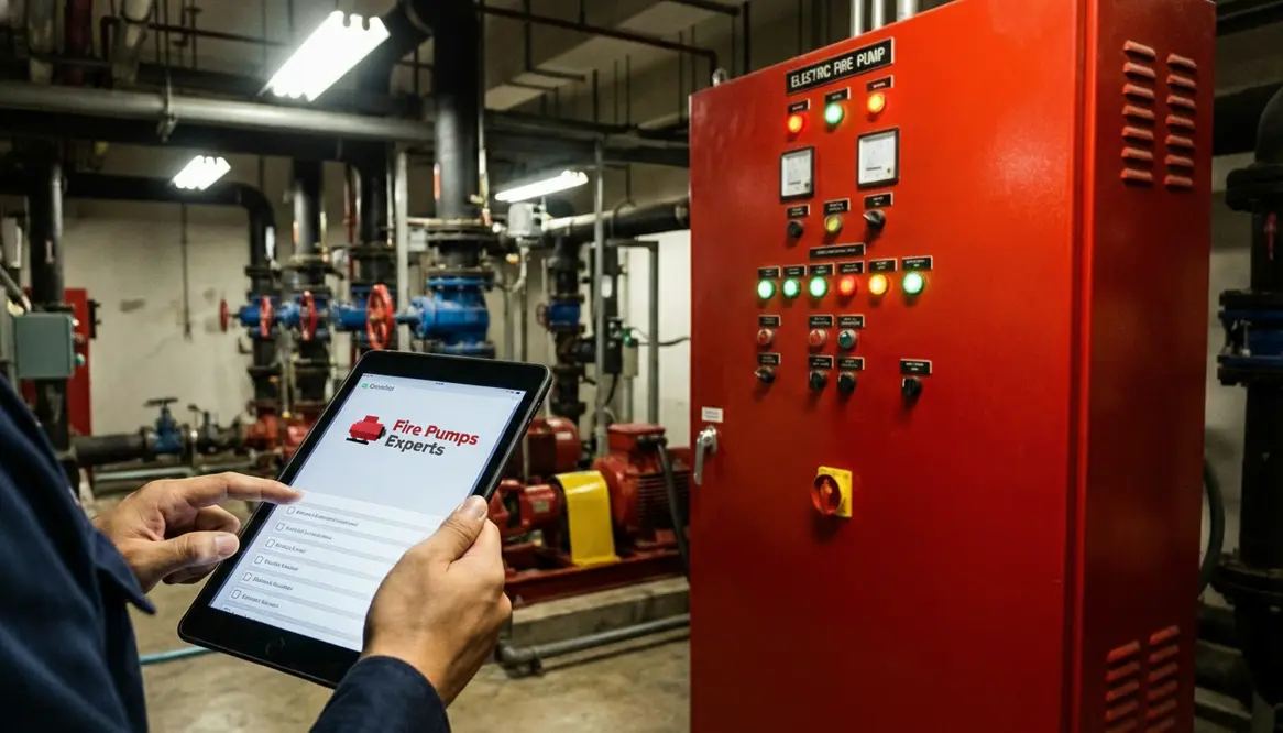 electric fire pump inspection checklist