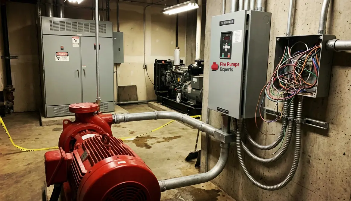 electric fire pump wiring requirements
