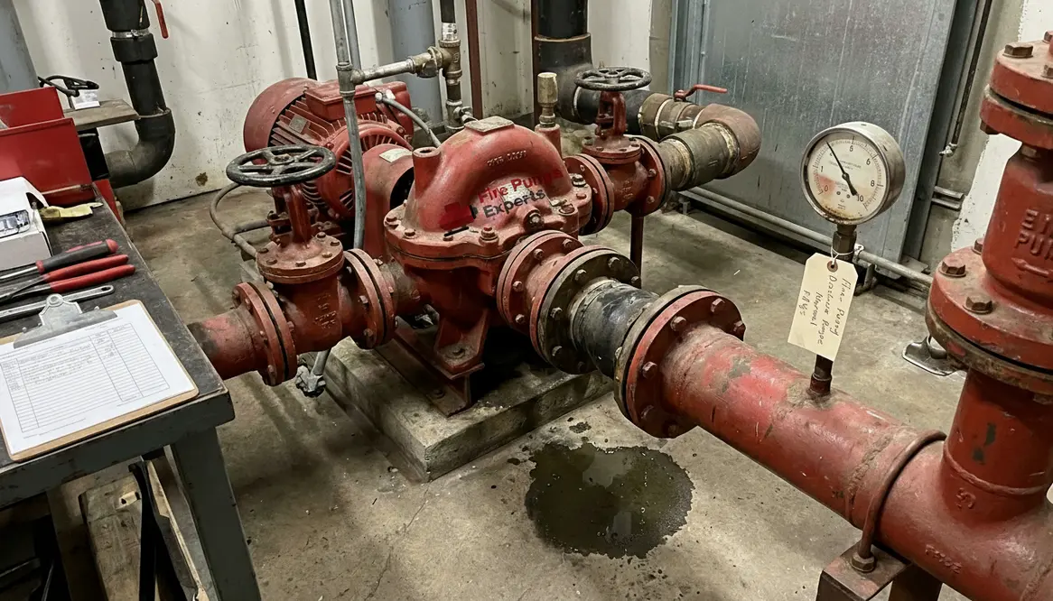 end suction fire pump problems