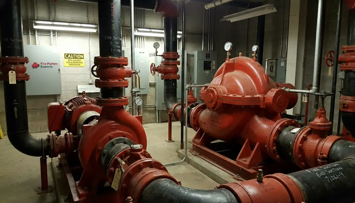 end suction fire pump vs split case