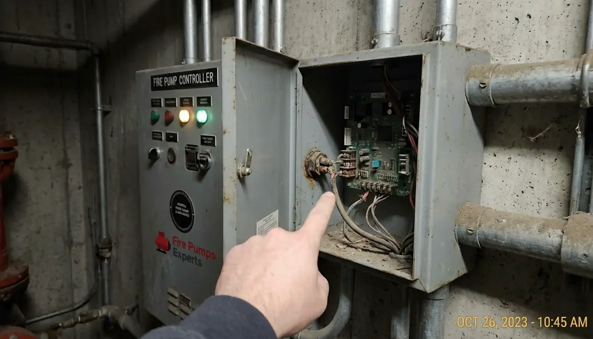 fire pump controller failure