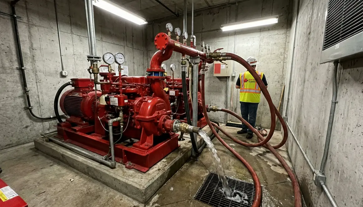 fire pump flow test