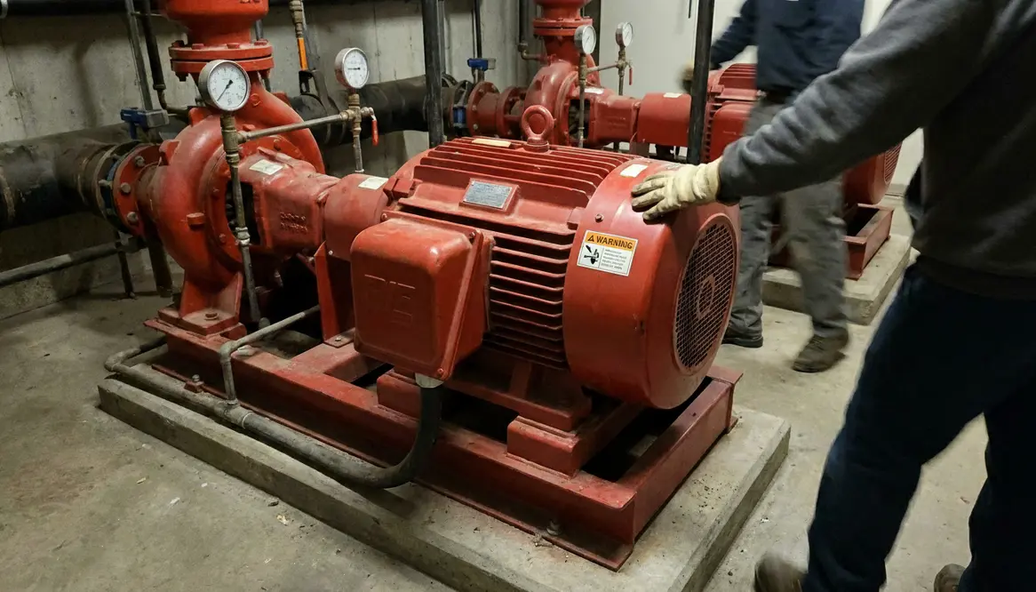 fire pump motor failure