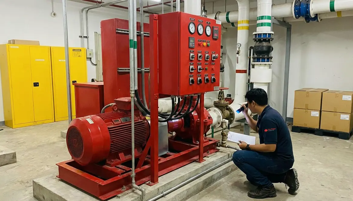 fire pump room inspection checklist