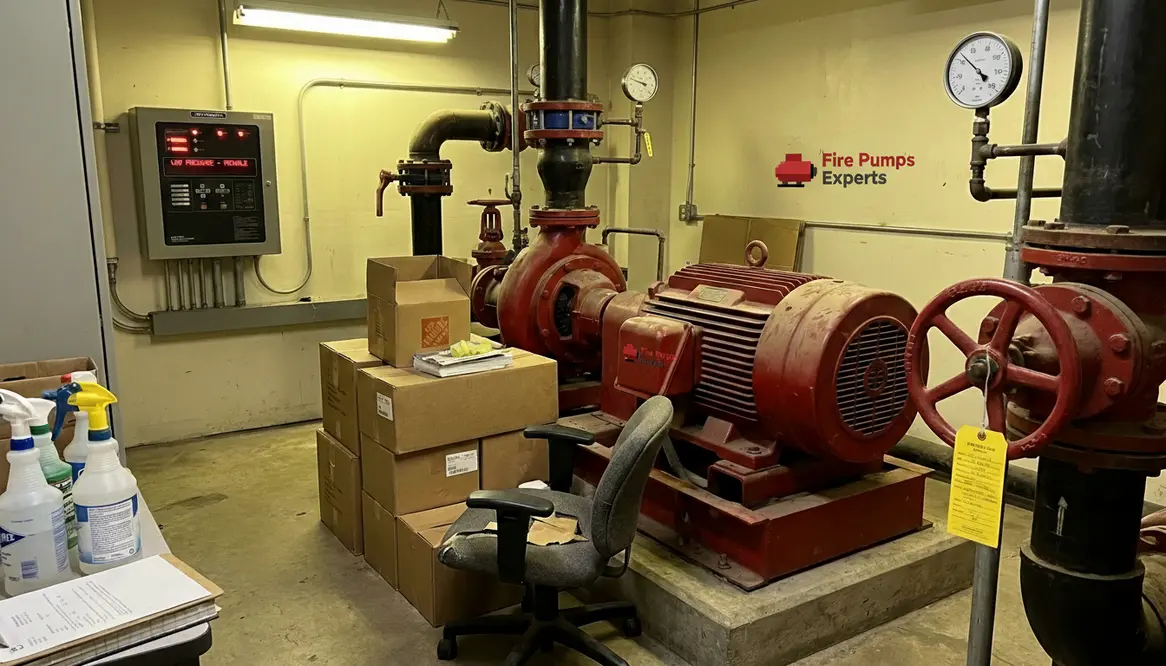 fire pump room inspection issues