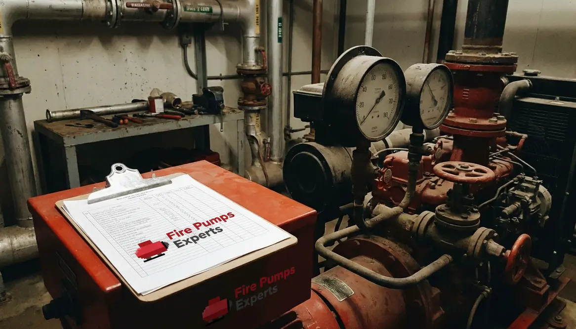 fire pump room maintenance checklist
