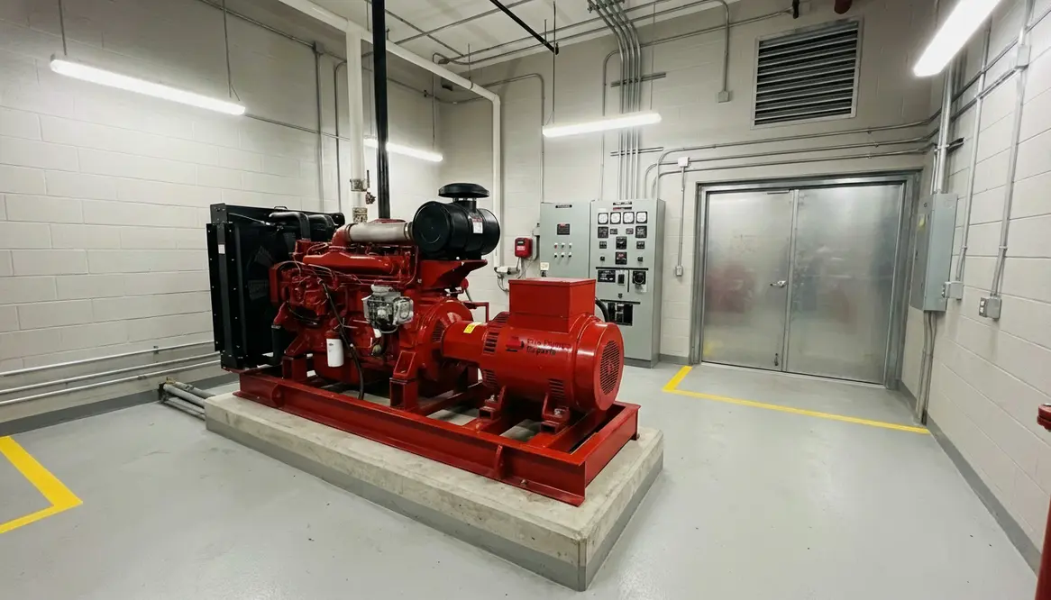 fire pump room requirements