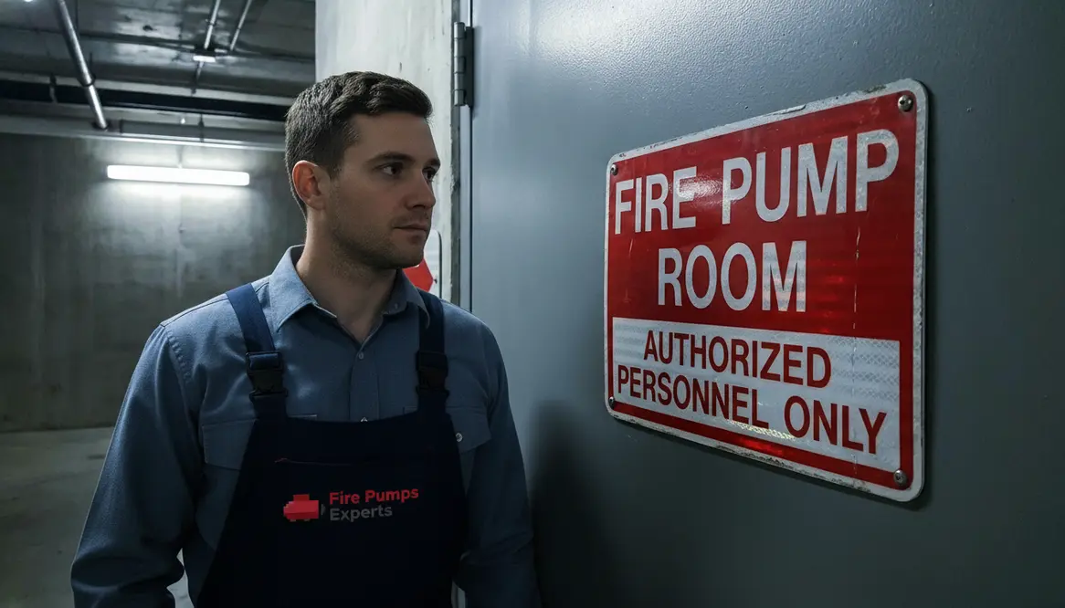 fire pump room signage requirements