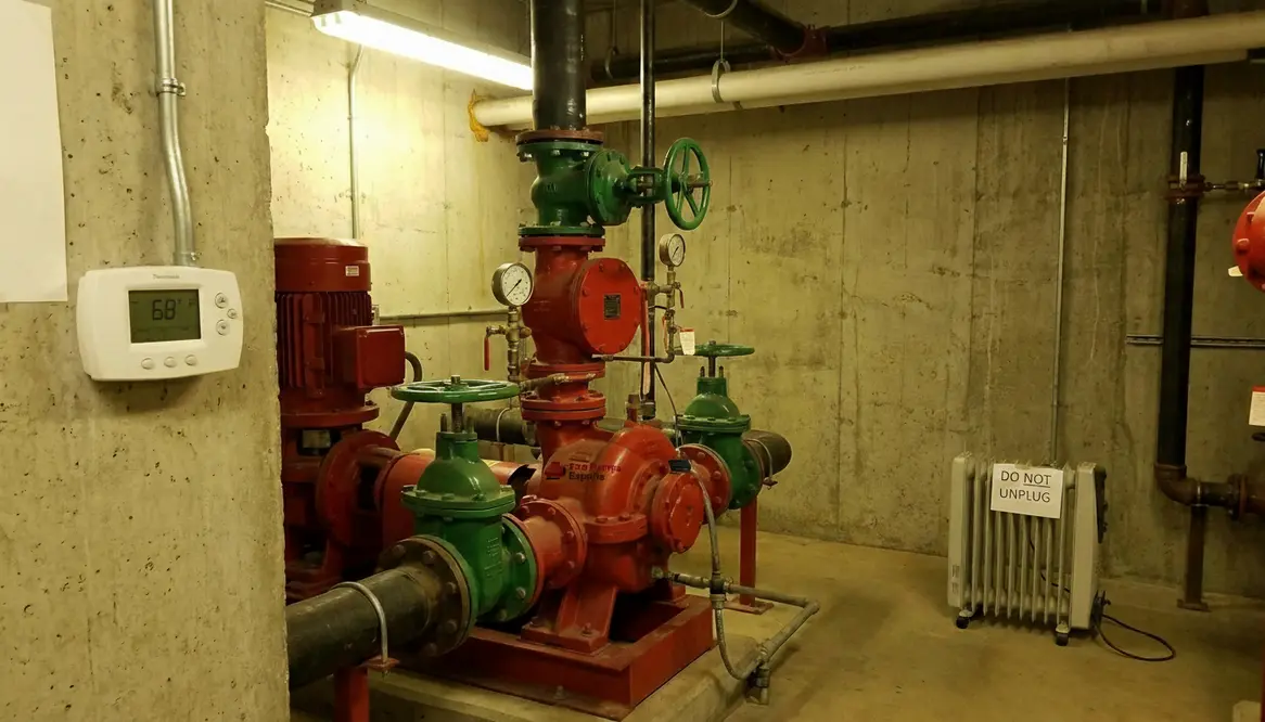 fire pump room temperature requirements