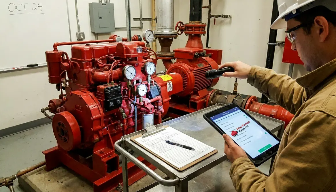 fire pump system inspection checklist