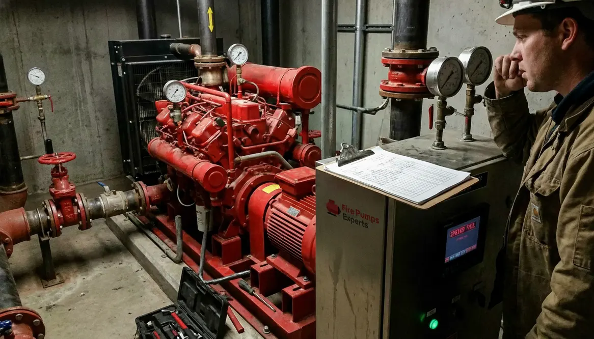 fire pump test failed