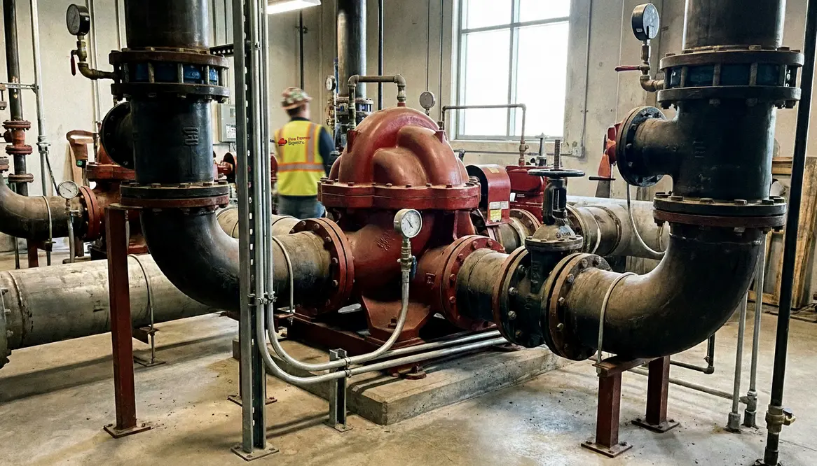 horizontal split case fire pump