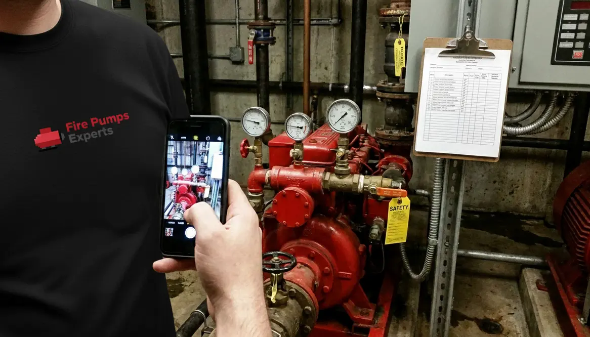 monthly fire pump inspection