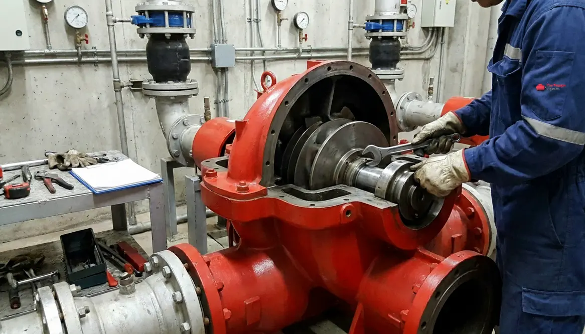 split case fire pump repair