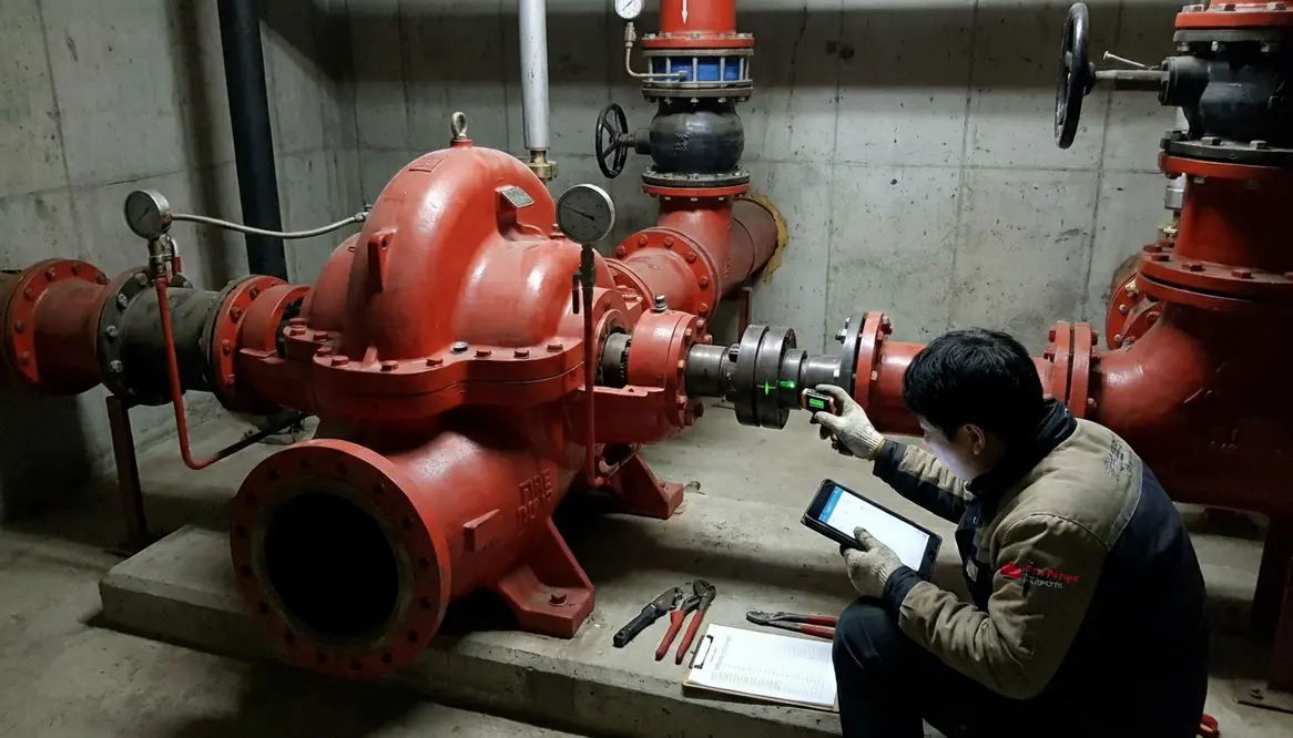 split case pump alignment