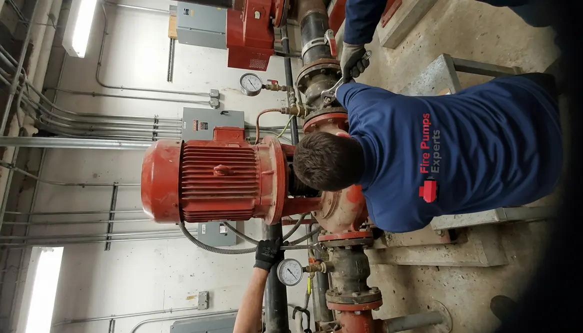 vertical inline fire pump maintenance