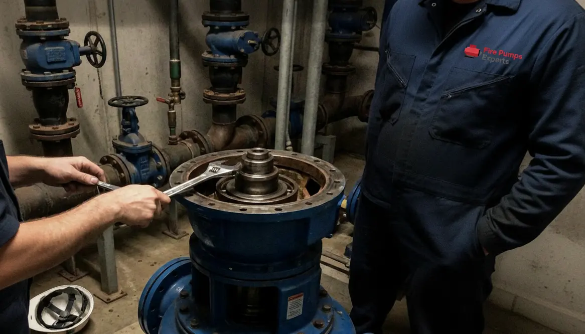 vertical turbine fire pump repair