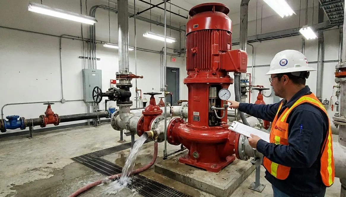 vertical turbine fire pump testing