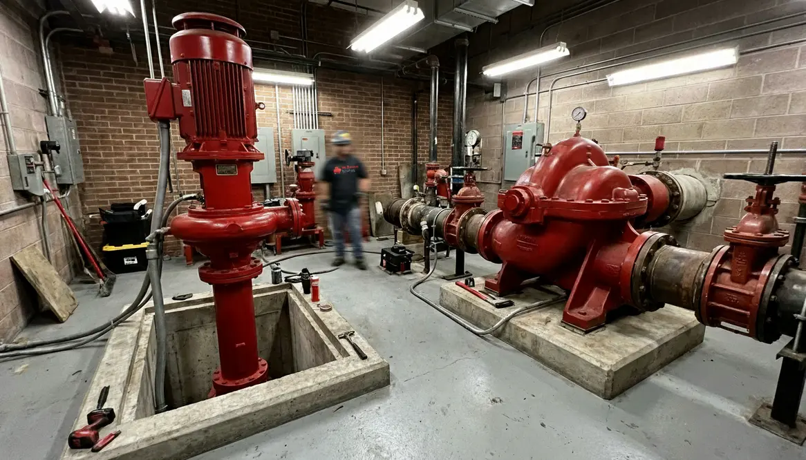 vertical turbine fire pump vs split case