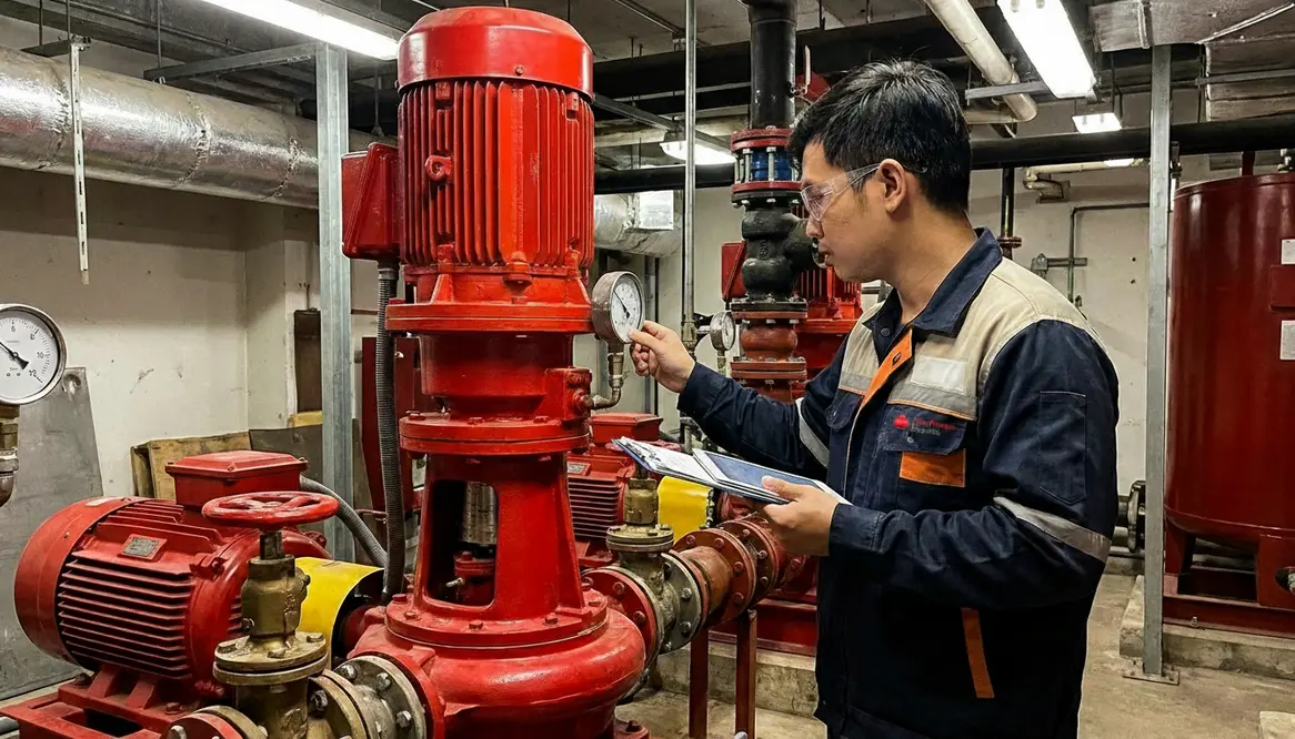 weekly fire pump test