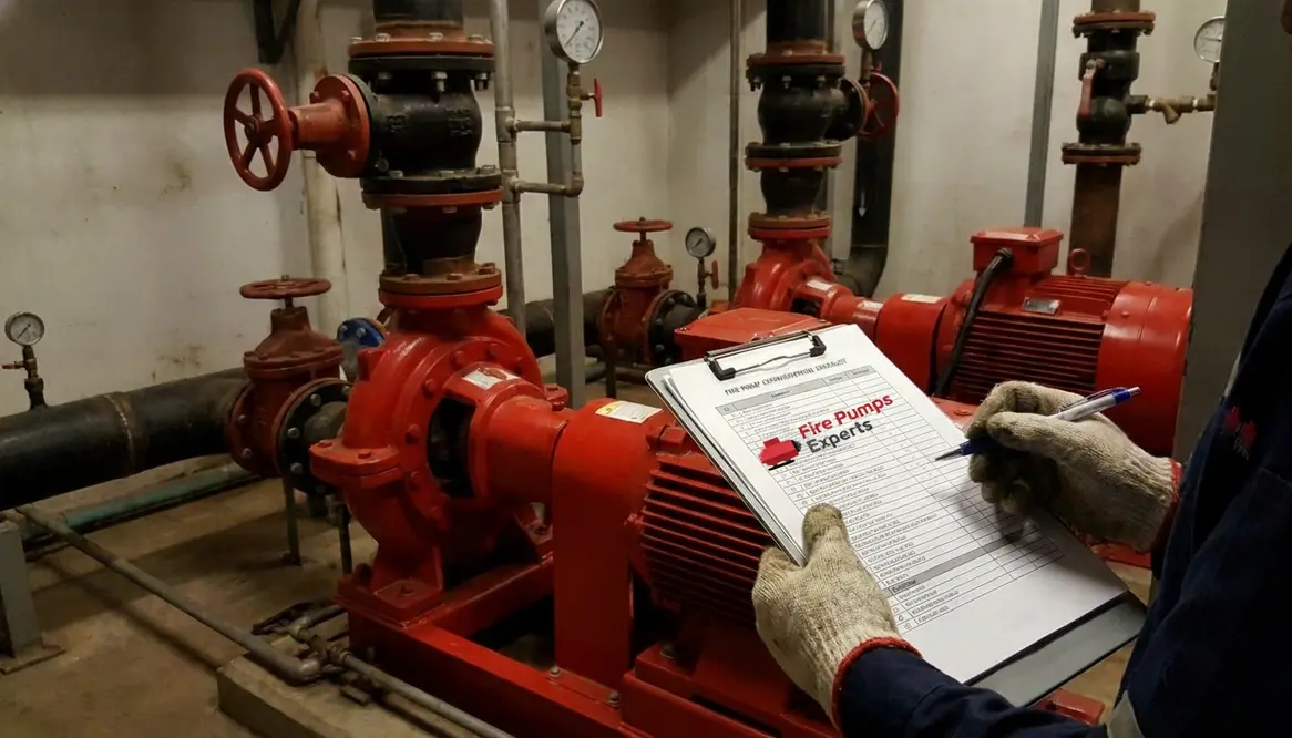 fire pump commissioning checklist