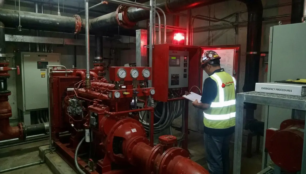 fire pump emergency procedure