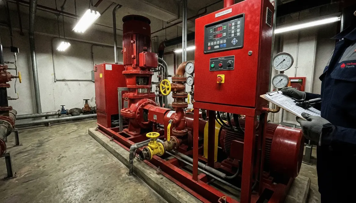 fire pump shutdown procedure
