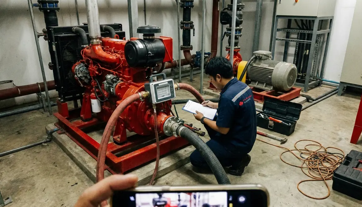 fire pump testing cost