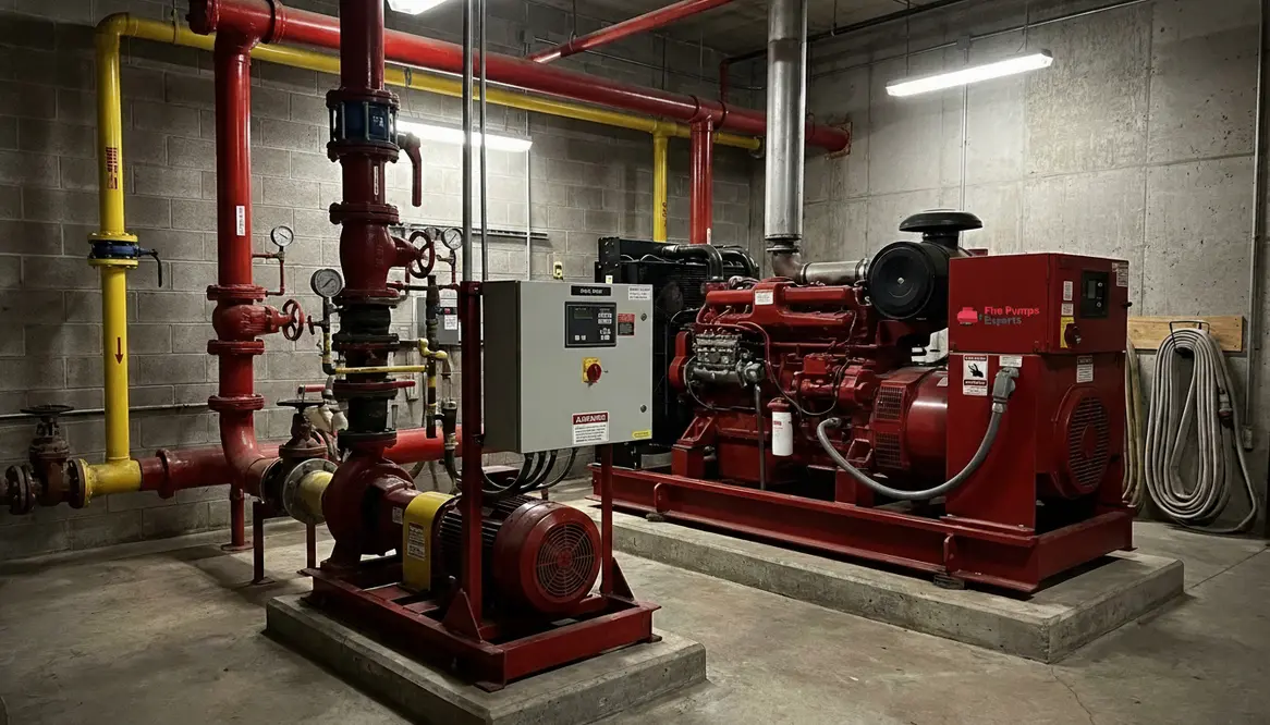 industrial fire pump system